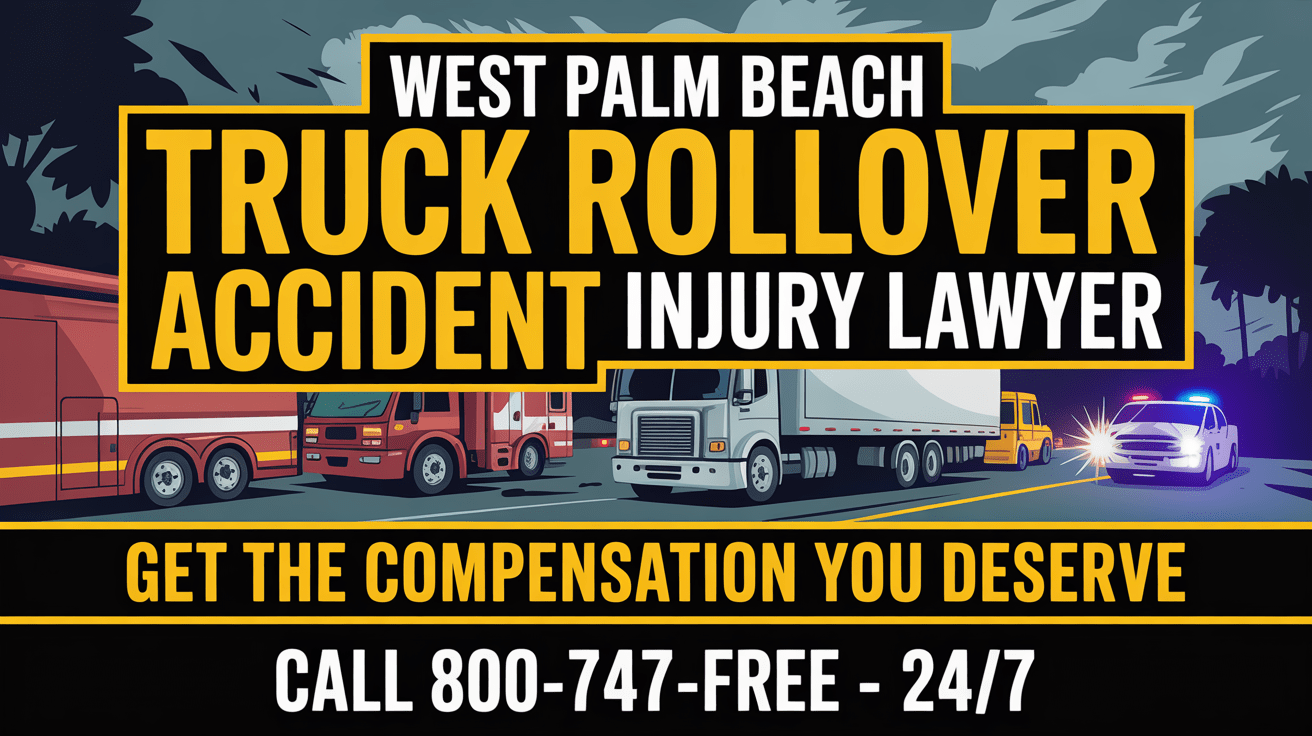 Abogado de Lesiones por Accidentes de Vuelco de Camiones en West Palm Beach