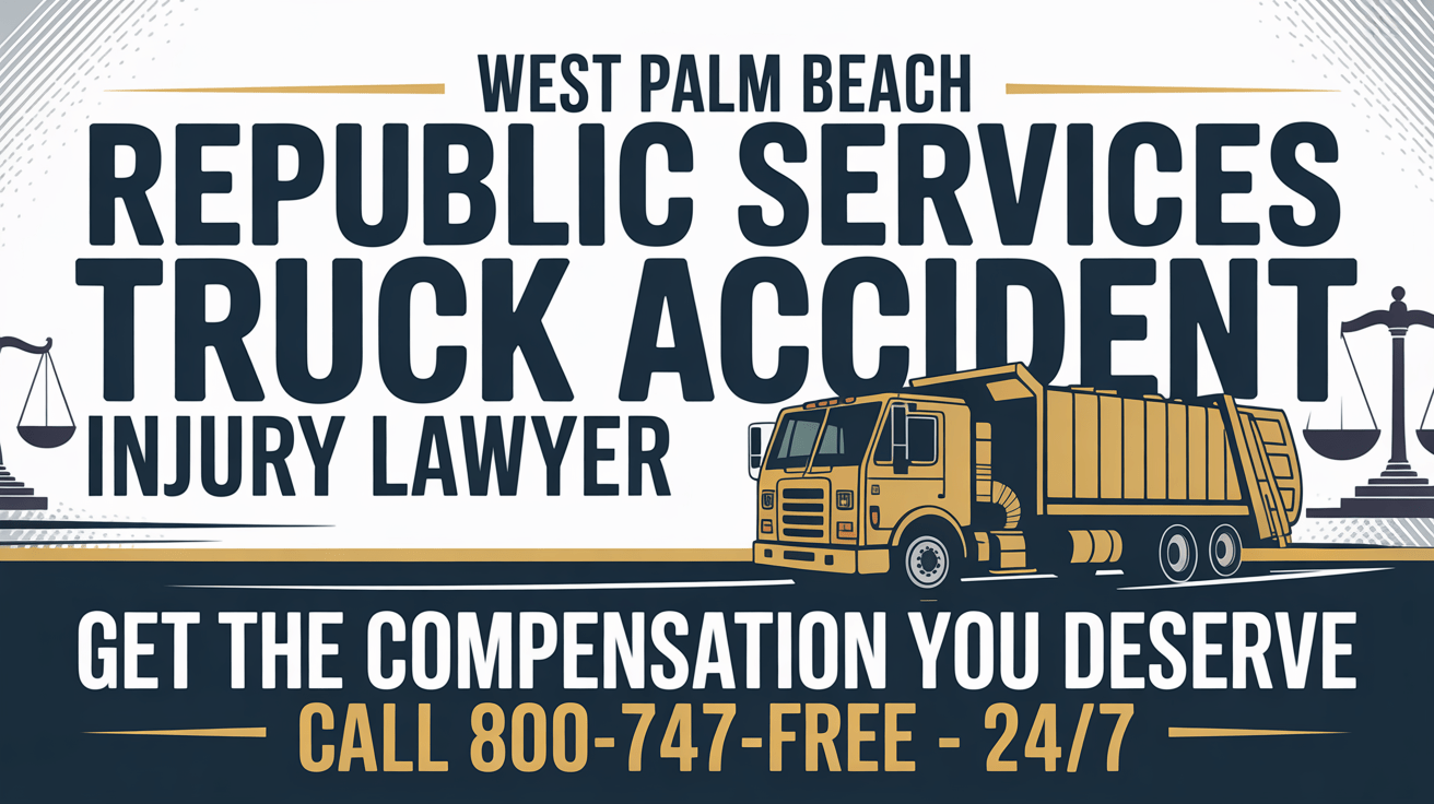 West Palm Beach Republic Services Truck Accident Injury Lawyer