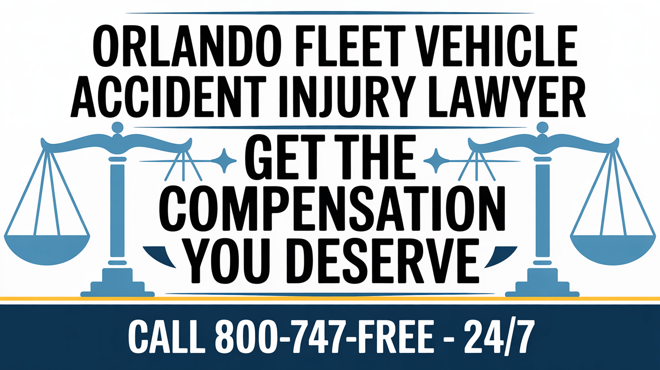 Abogado de lesiones por accidente de vehículo de flota en Orlando