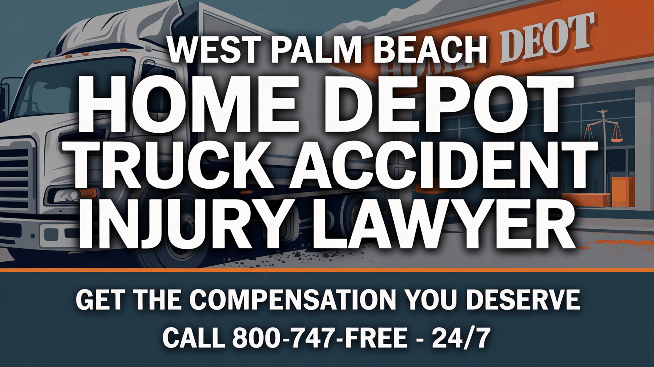 Abogado de Lesiones por Accidentes de Camiones de Home Depot en West Palm Beach