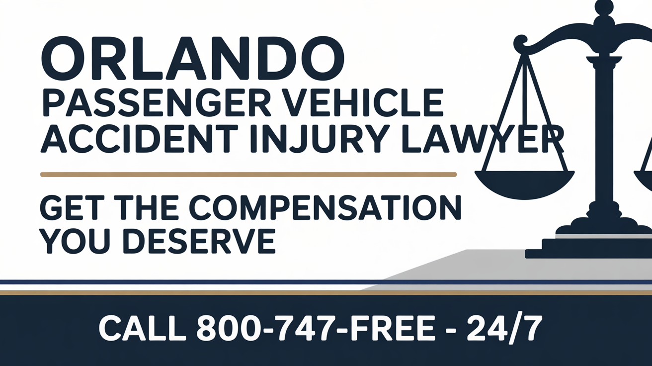 Orlando Passenger Vehicle Accident Injury Lawyer