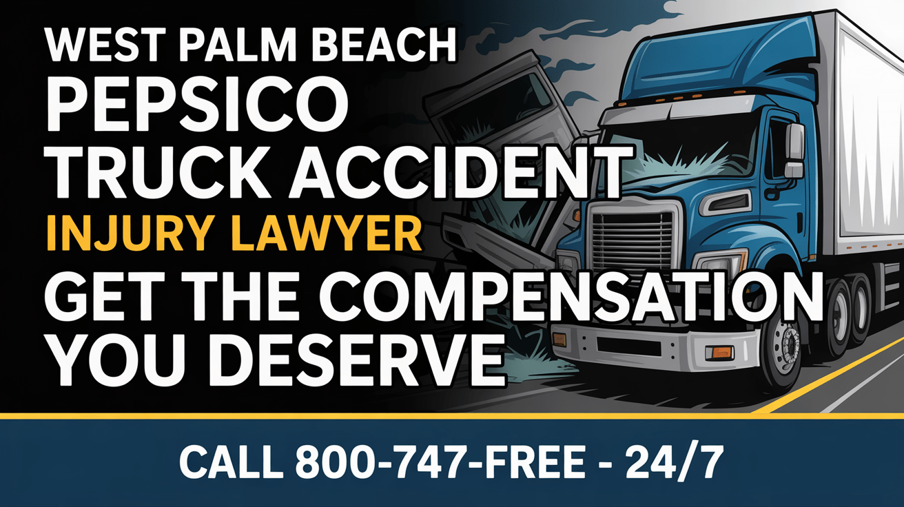 Abogado de Lesiones por Accidentes de Camiones de PepsiCo en West Palm Beach