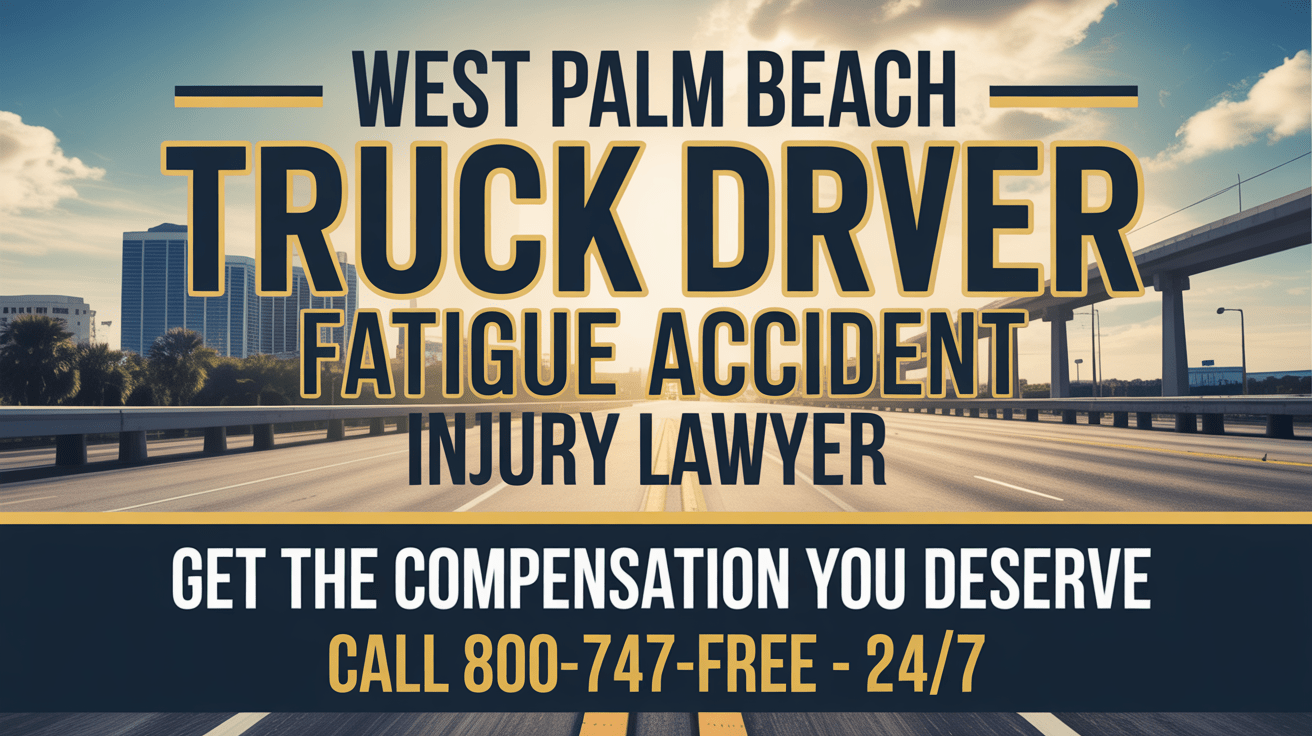 Abogado de Lesiones por Accidentes de Fatiga de Camioneros en West Palm Beach
