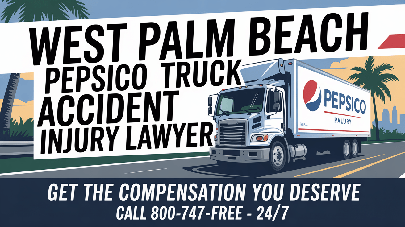 Abogado de Lesiones por Accidente de Camión de PepsiCo en West Palm Beach