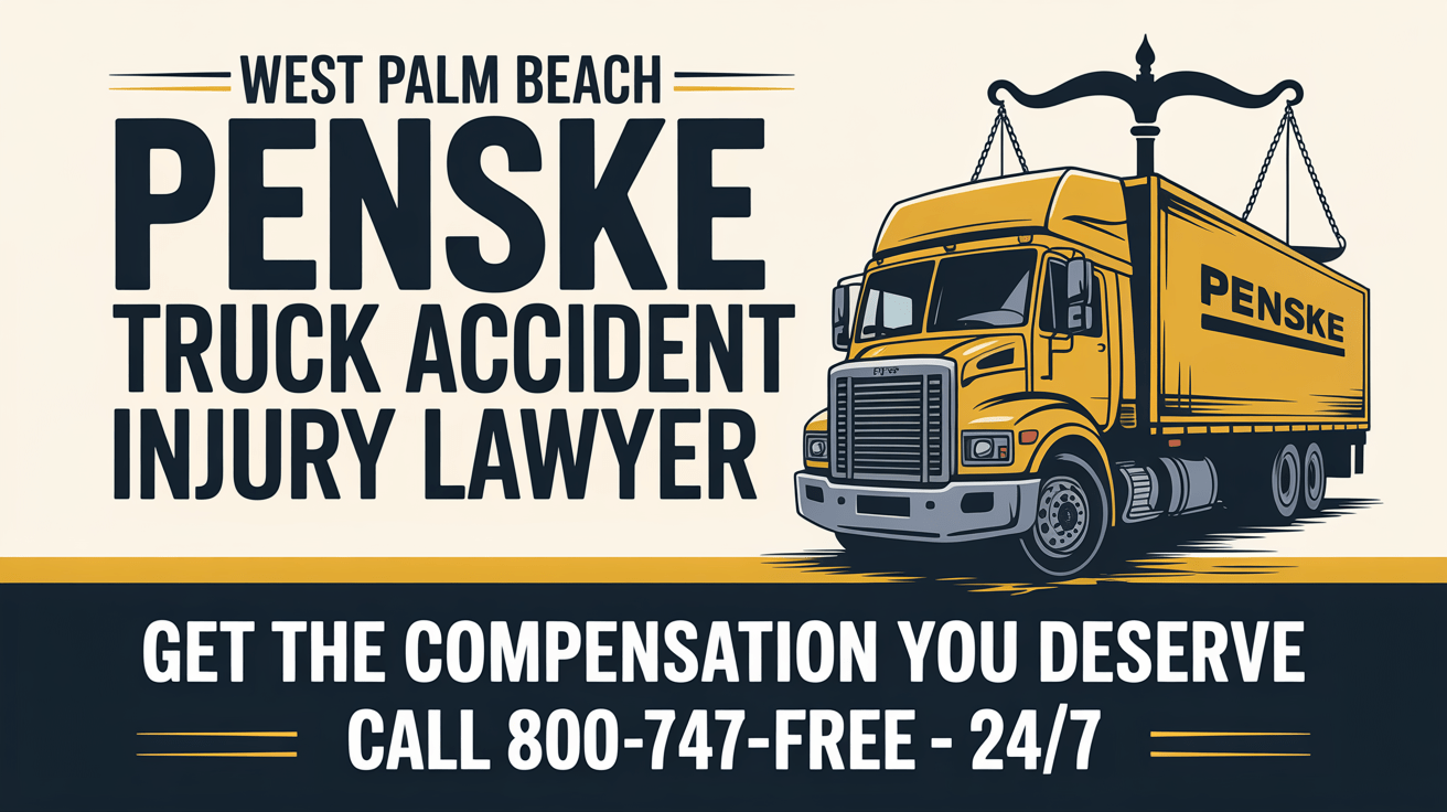 Abogado de lesiones por accidente de camión de Penske en West Palm Beach
