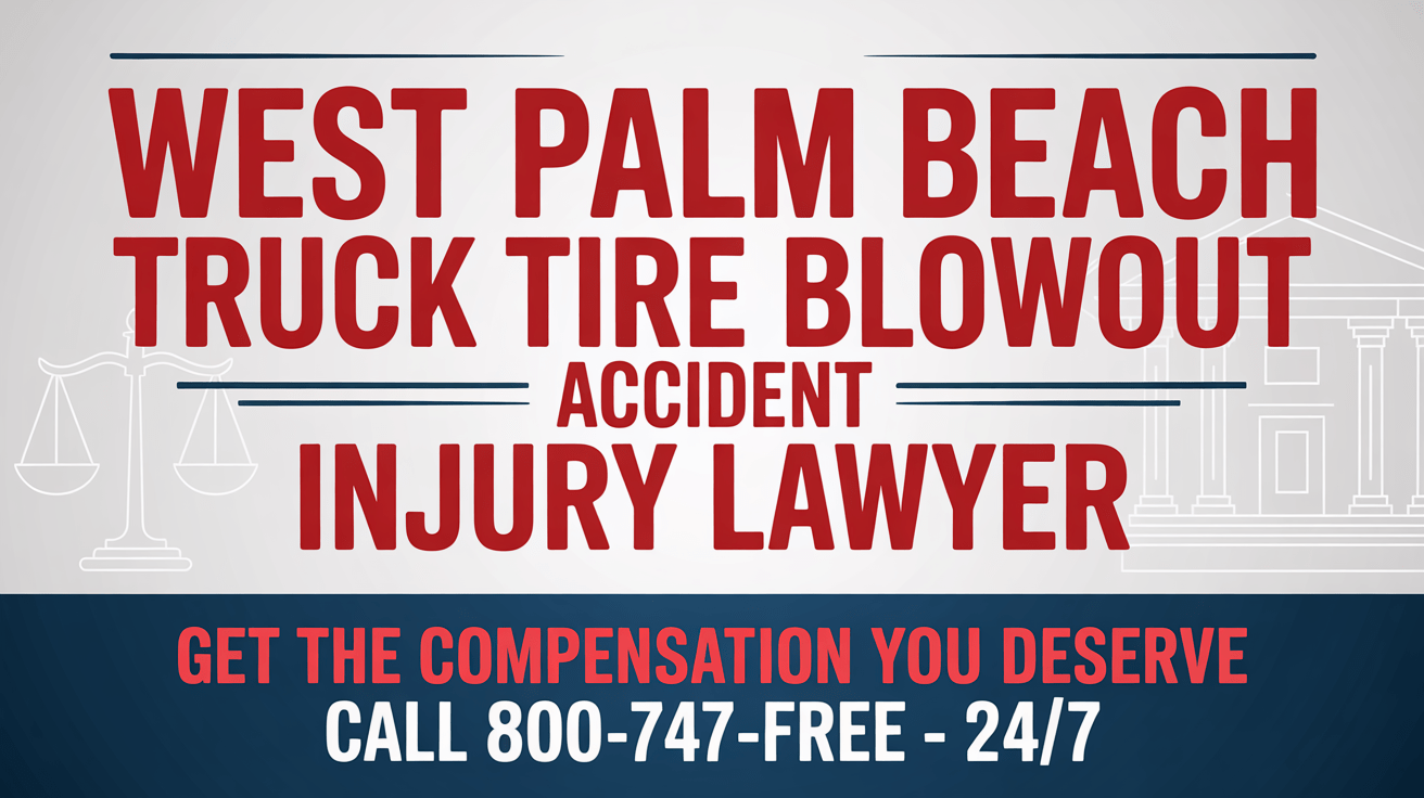 West Palm Beach Truck Tire Blowout Accident Injury Lawyer