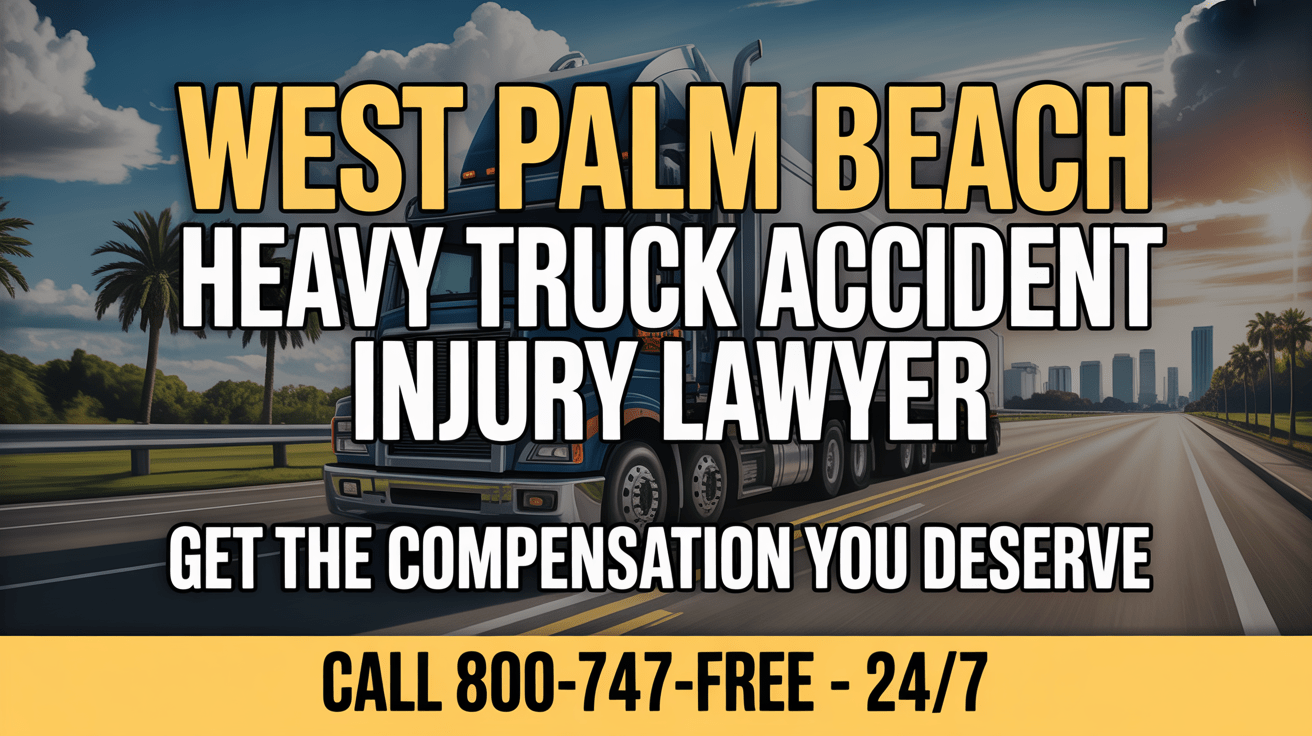 Abogado de Lesiones por Accidentes de Camiones en West Palm Beach