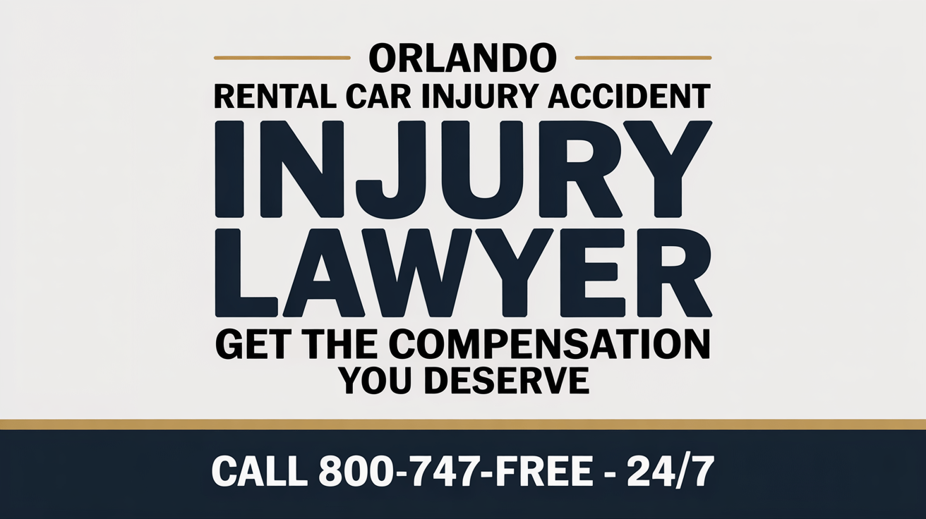 Abogado de lesiones por accidente de coche de alquiler en Orlando