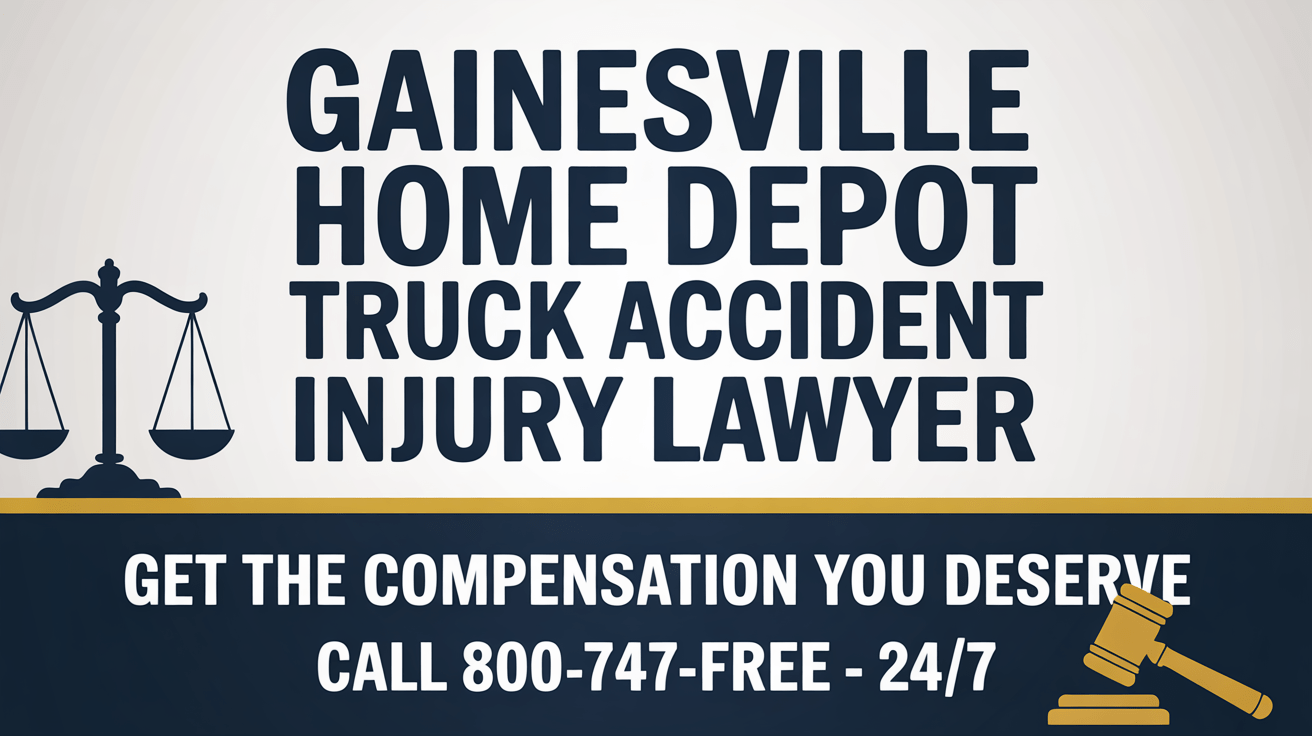 Abogado de Lesiones por Accidente de Camión de Home Depot en Gainesville