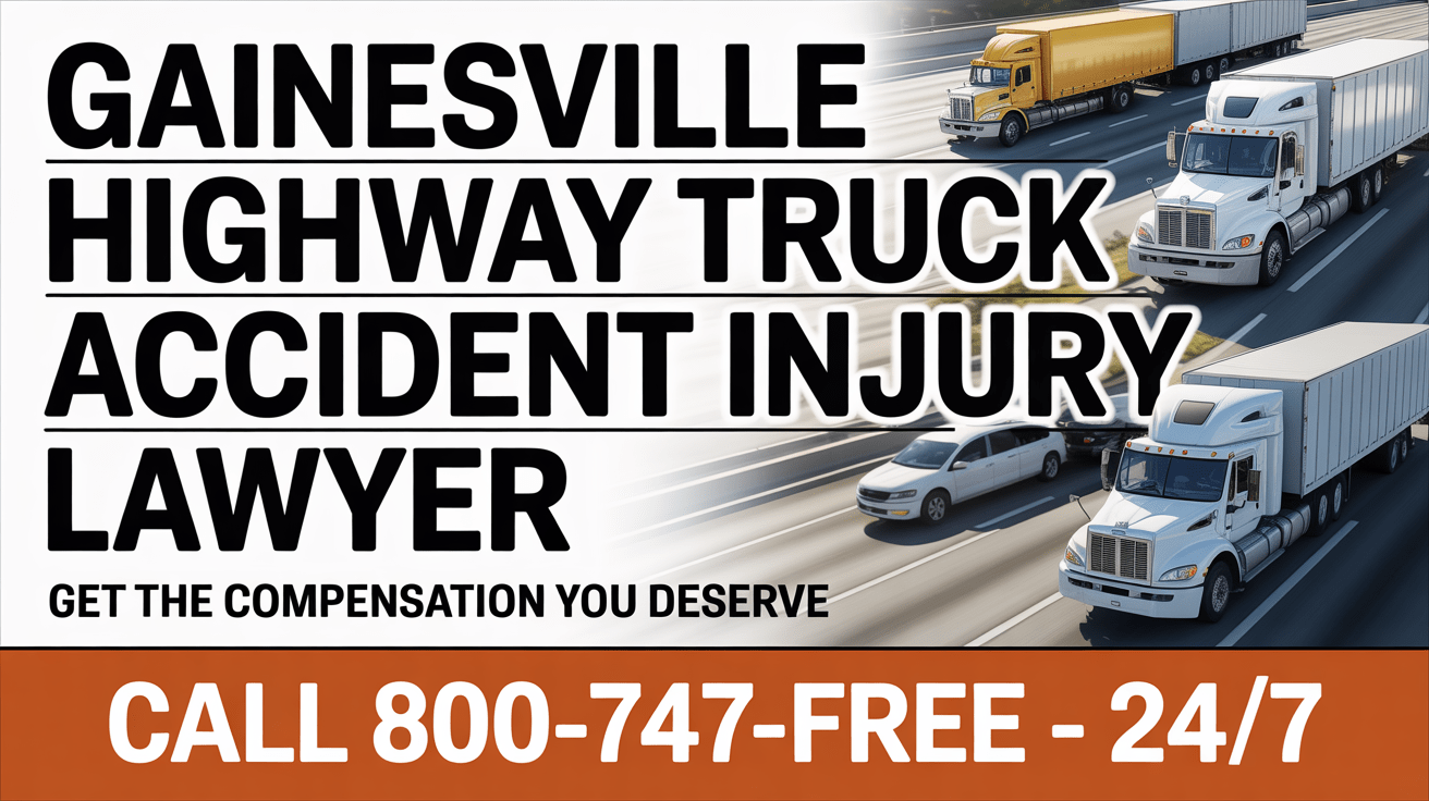 Abogado de lesiones por accidentes de camiones en la carretera de Gainesville
