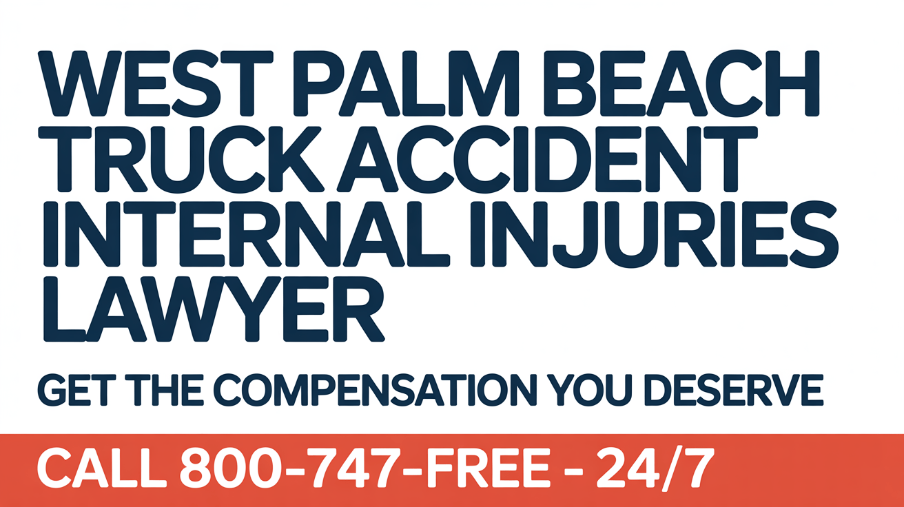 West Palm Beach Truck Accident Internal Injuries Lawyer