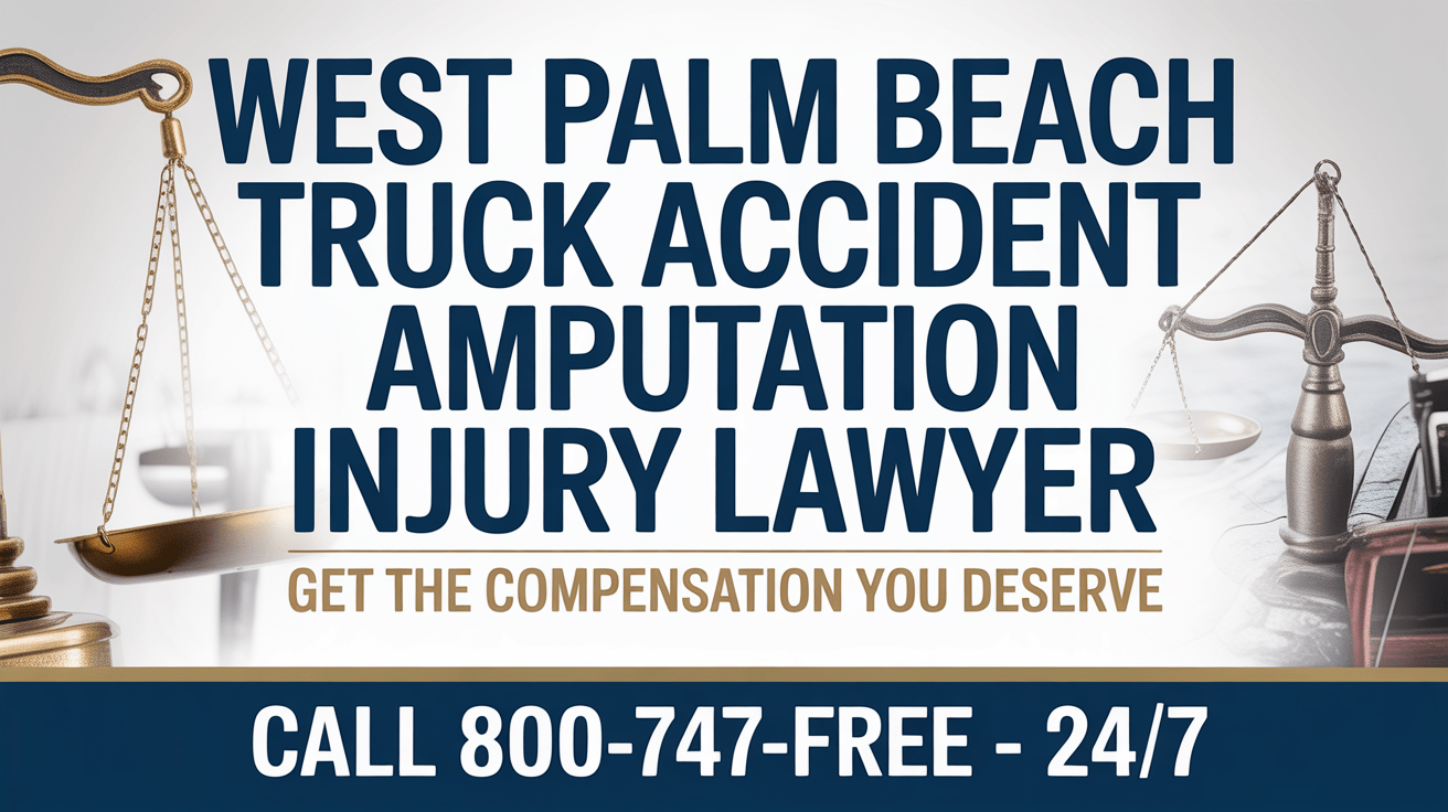 Abogado de Lesiones por Amputación de Accidentes de Camión en West Palm Beach