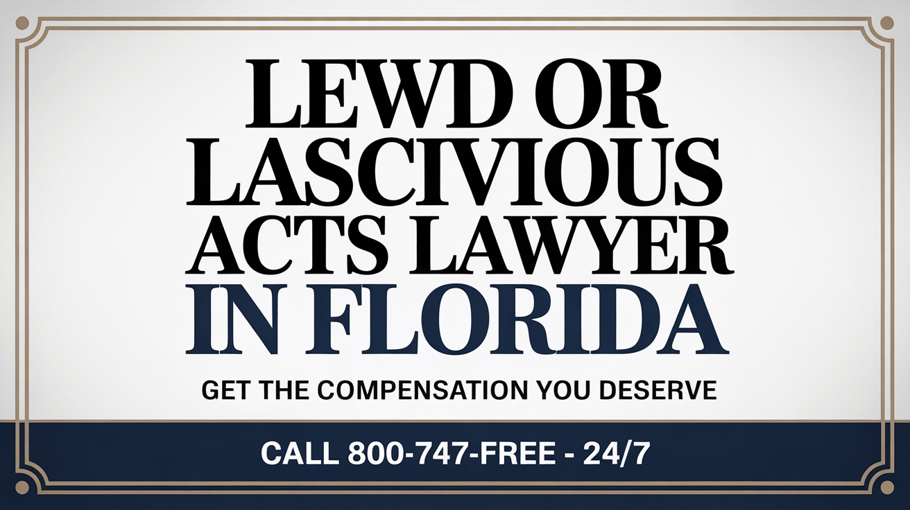 Lewd or Lascivious Acts Lawyer in Florida