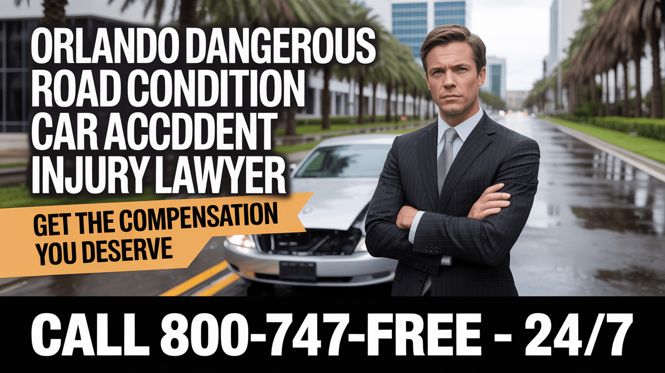 Orlando Dangerous Road Condition Car Accident Injury Lawyer 