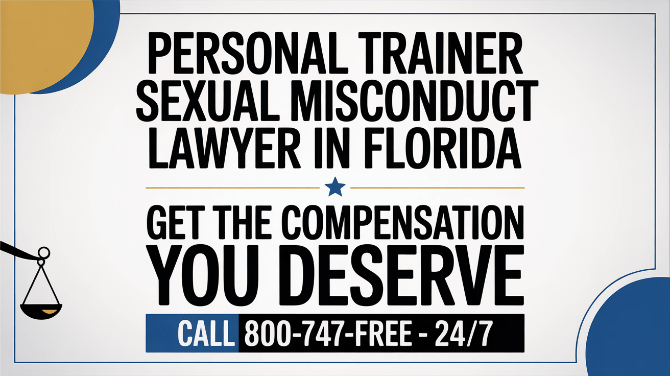 Abogado de mala conducta sexual de entrenador personal en Florida