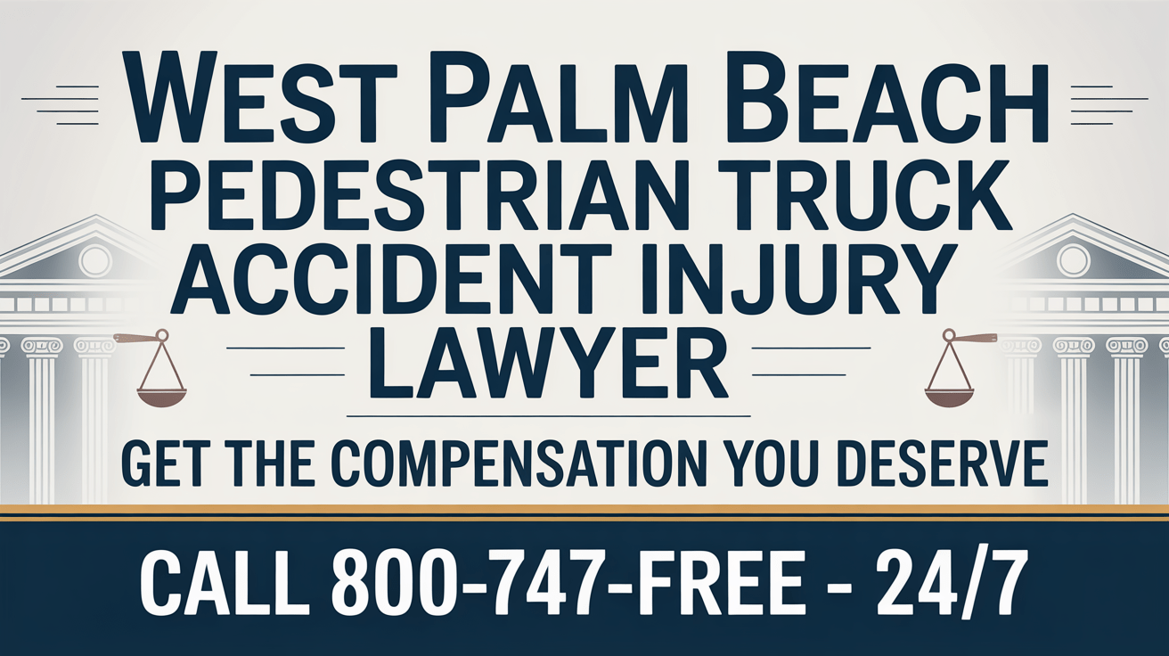 Abogado de Lesiones por Accidentes de Camiones con Peatones en West Palm Beach