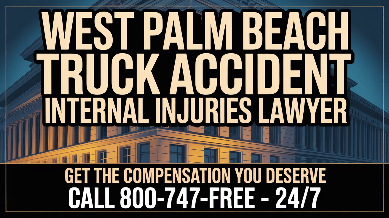 West Palm Beach Truck Accident Internal Injuries Lawyer