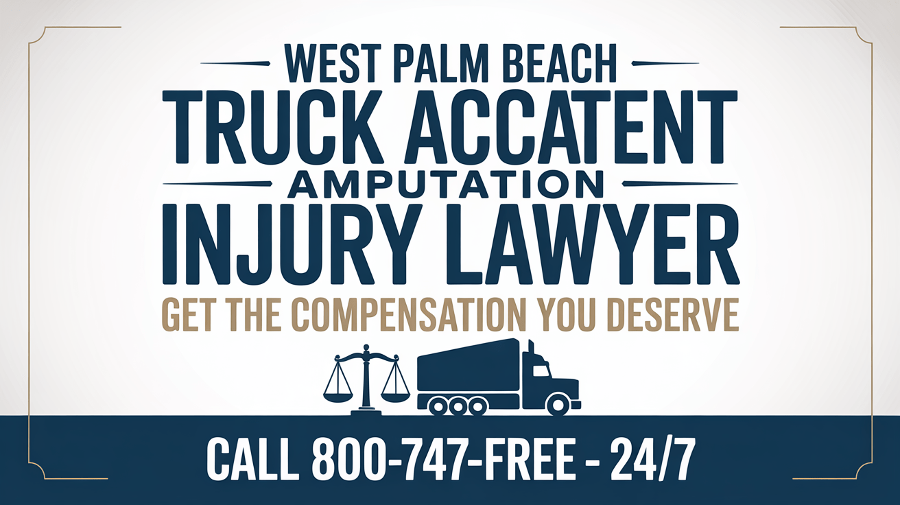 Abogado de Lesiones por Amputación en Accidentes de Camiones en West Palm Beach