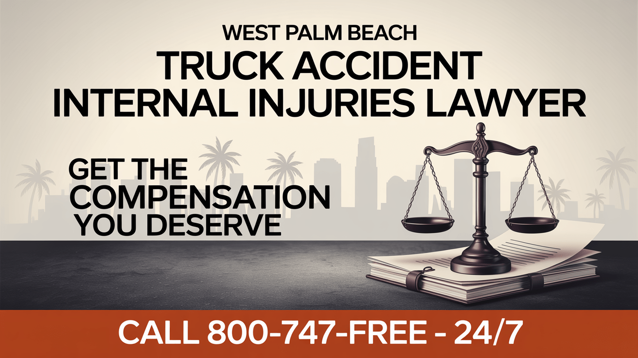West Palm Beach Truck Accident Internal Injuries Lawyer
