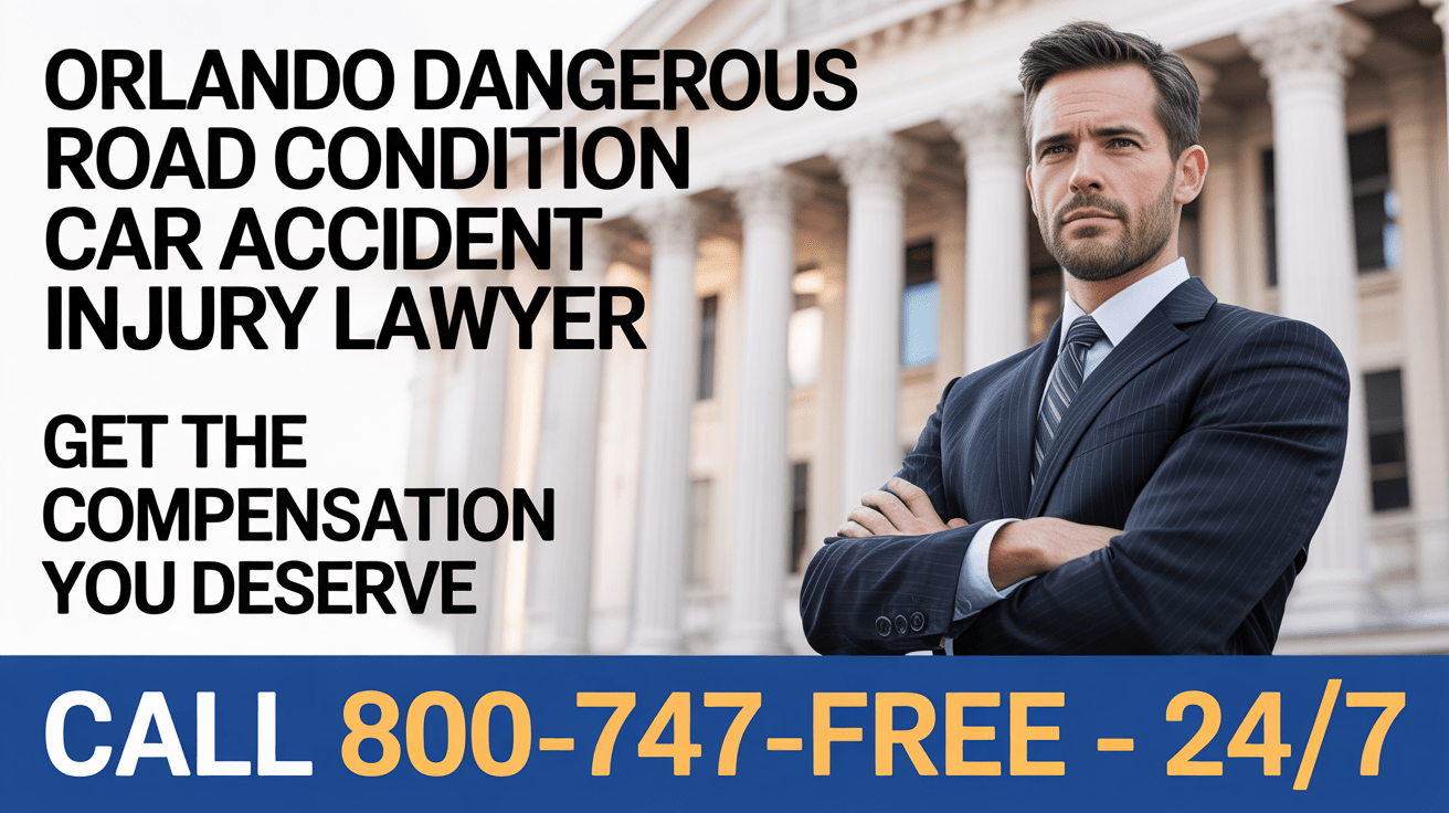 Orlando Dangerous Road Condition Car Accident Injury Lawyer 