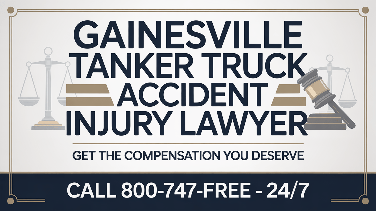 Abogado de Accidentes de Camiones Cisterna en Gainesville