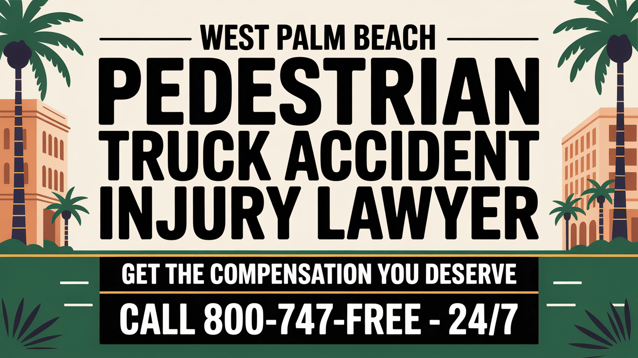 Abogado de Lesiones por Accidente de Camión con Peatones en West Palm Beach