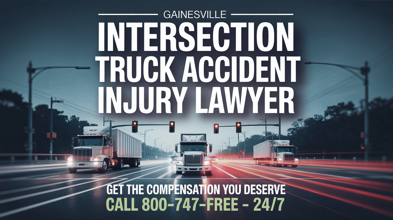 Gainesville Intersection Truck Accident Injury Lawyer