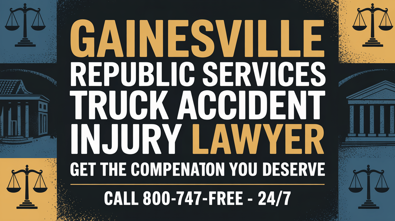 Abogado de Lesiones por Accidentes de Camiones de Gainesville Republic Services