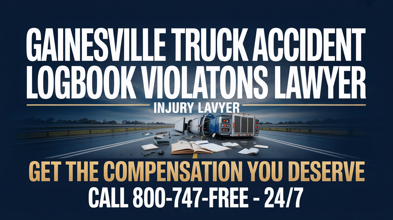 Abogado de Lesiones por Violaciones de Libros de Registro de Accidentes de Camiones en Gainesville