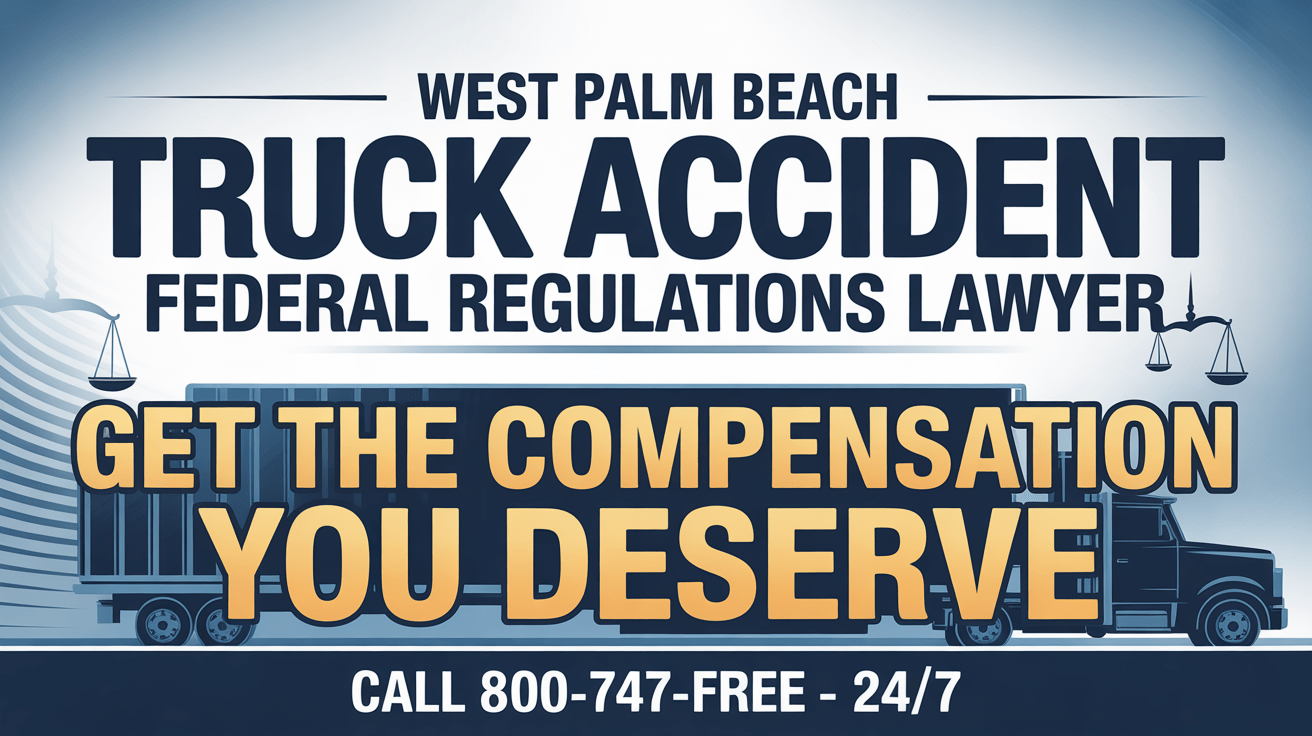 Abogado de Regulaciones Federales de Accidentes de Camiones en West Palm Beach