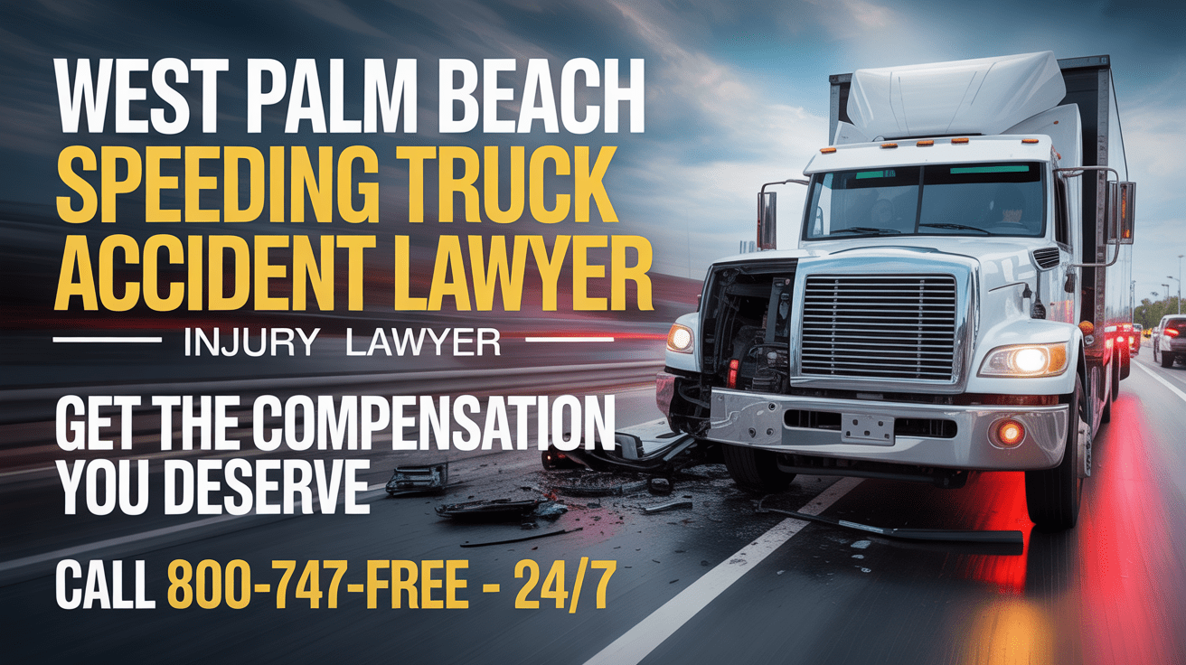 Abogado de Lesiones por Accidente de Camión por Exceso de Velocidad en West Palm Beach