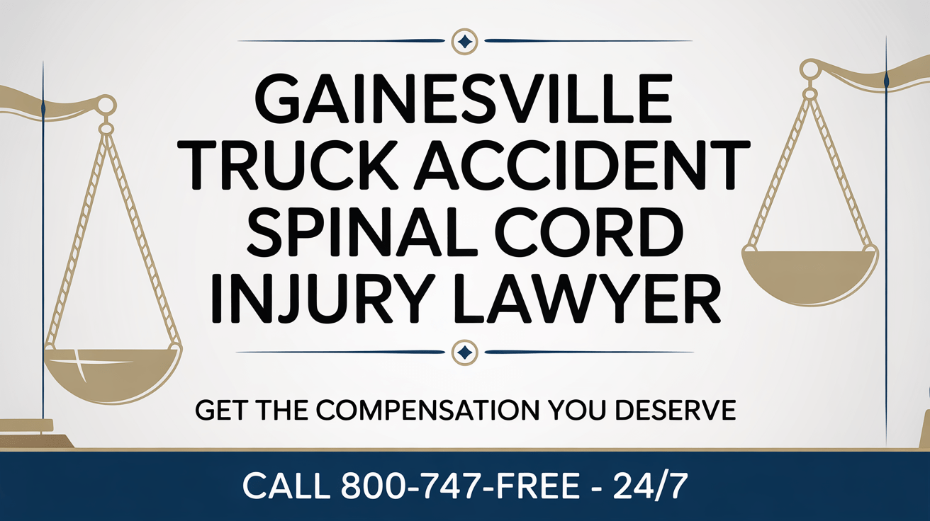Abogado de lesiones de la médula espinal por accidente de camión en Gainesville
