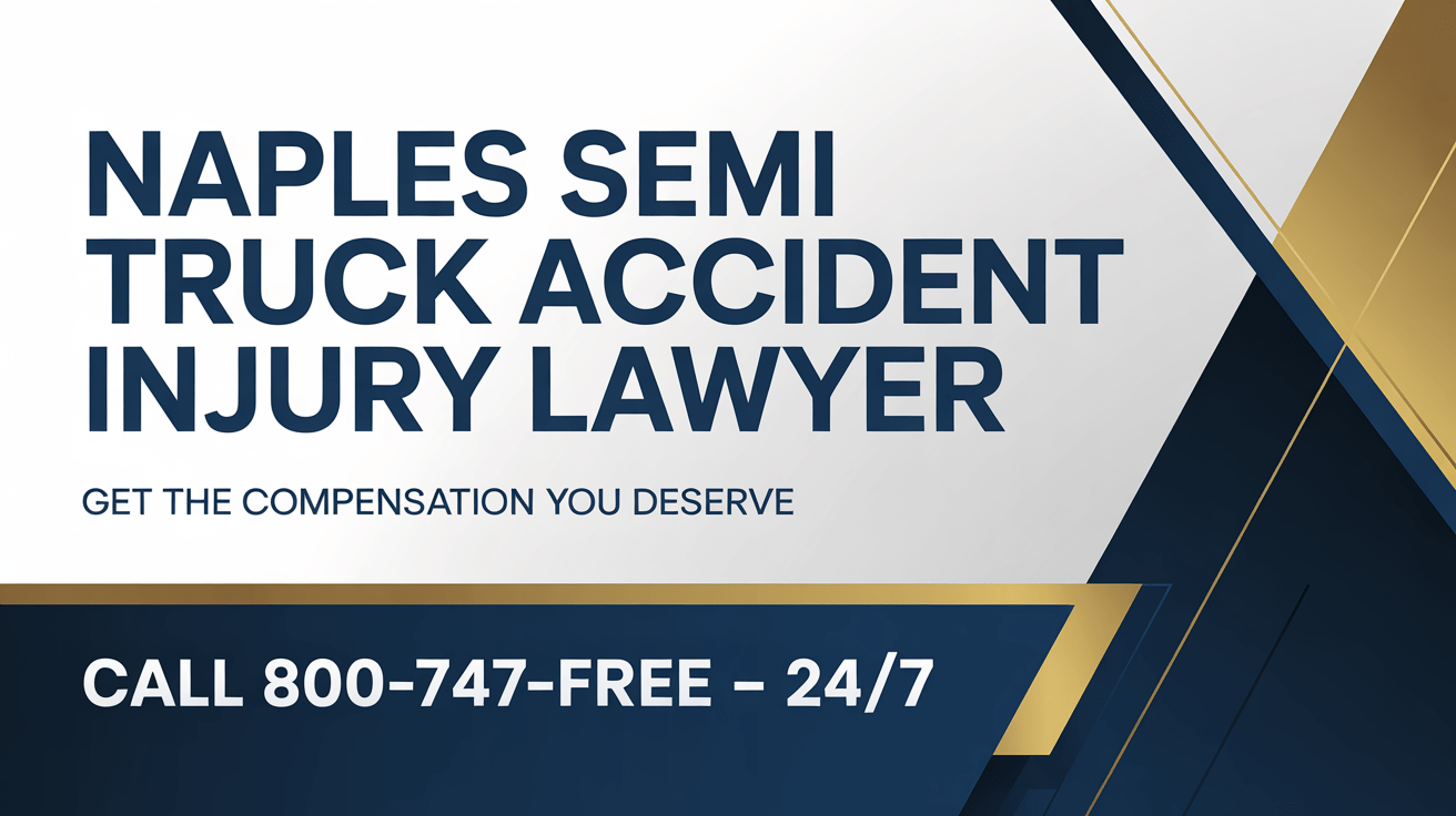 Naples Semi Truck Accident Injury Lawyer
