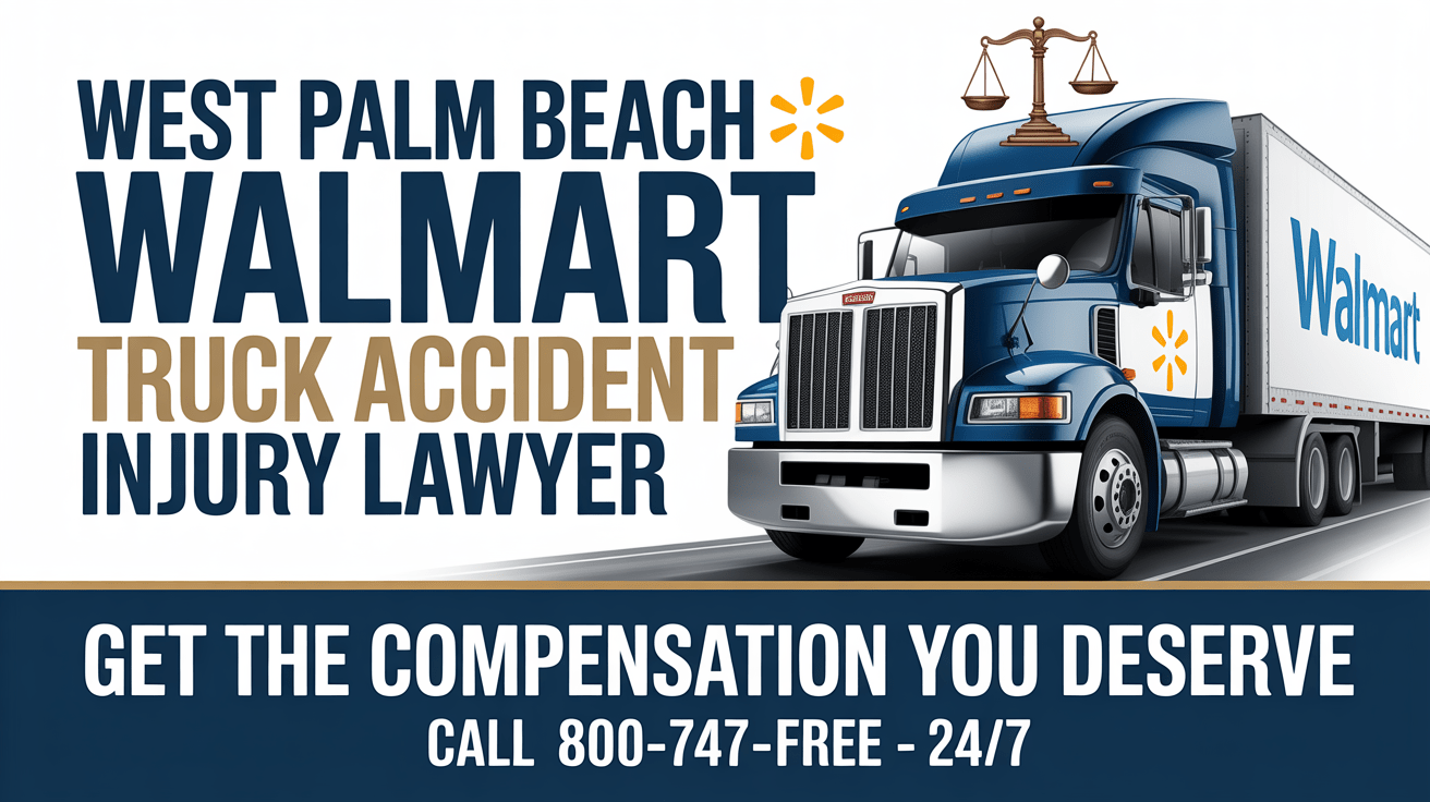 Abogado de Lesiones por Accidente de Camión de Walmart en West Palm Beach