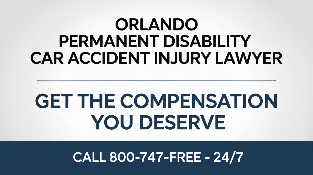 Abogado de Lesiones por Accidentes de Automóvil con Discapacidad Permanente en Orlando