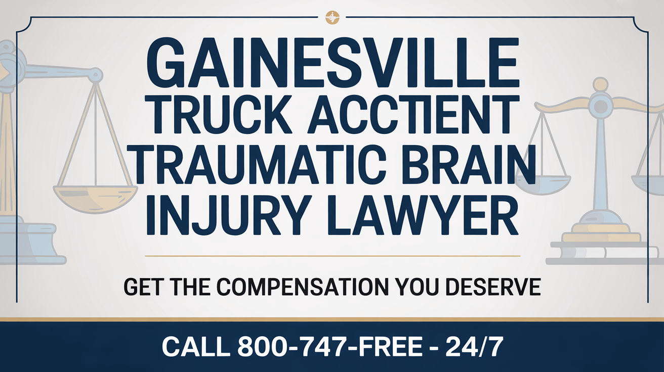 Abogado de lesiones cerebrales traumáticas por accidente de camión en Gainesville