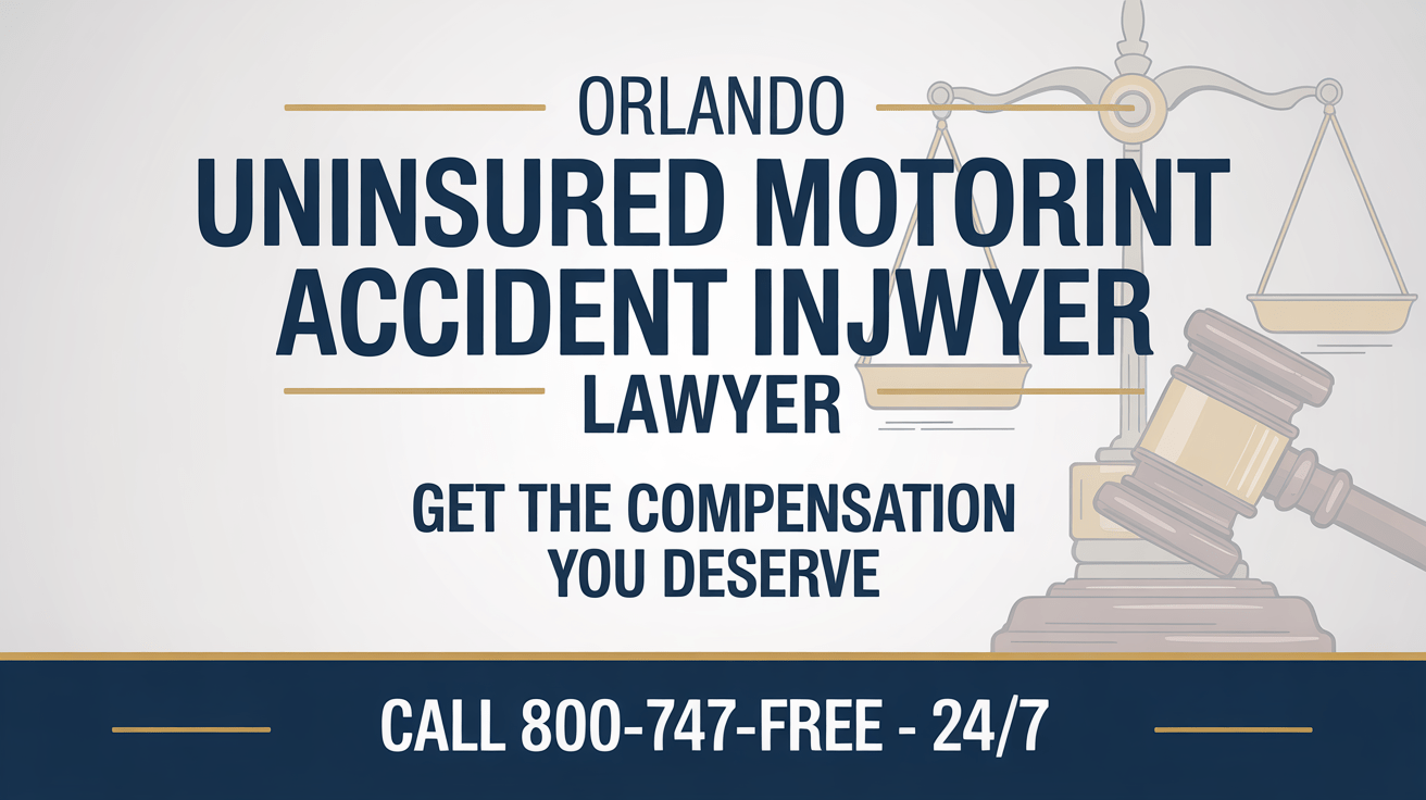 Abogado de lesiones por accidente de motorista no asegurado en Orlando