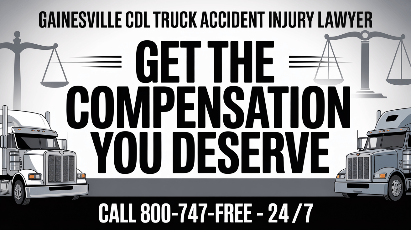 Gainesville CDL Truck Accident Injury Lawyer