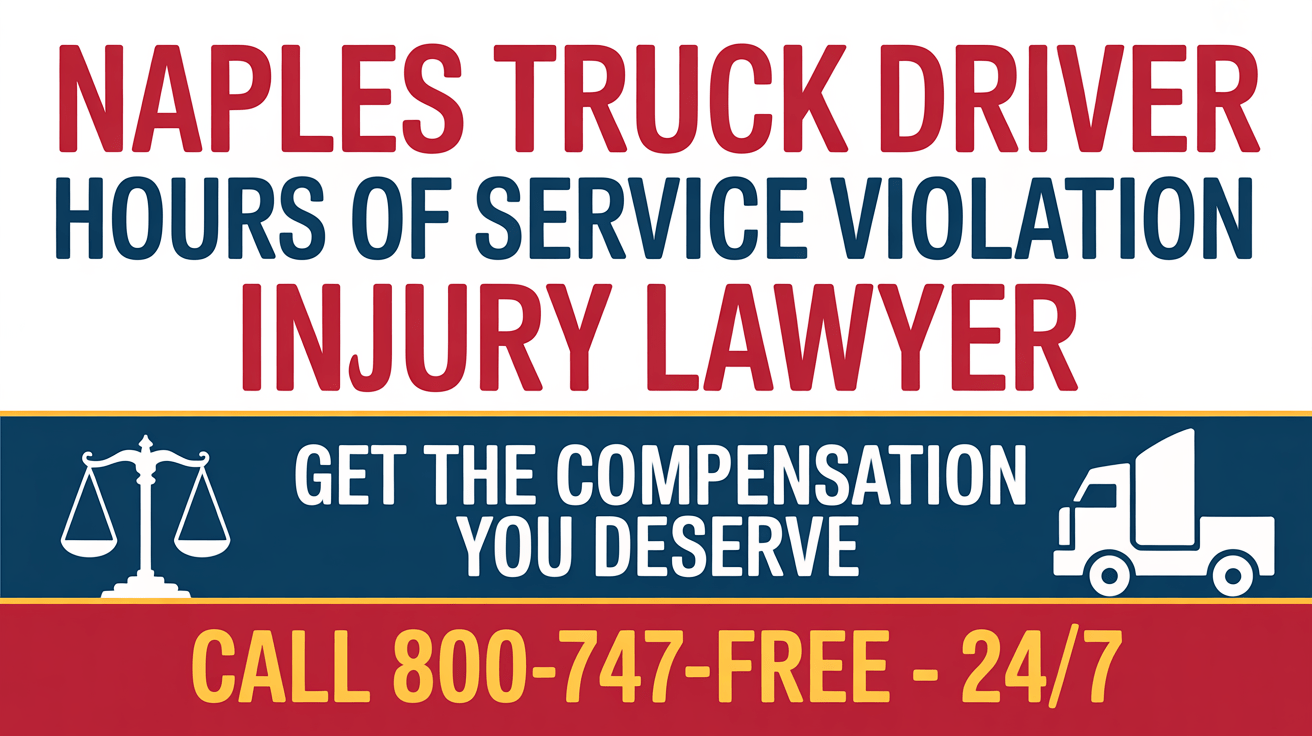 Naples Truck Driver Hours of Service Violation Injury Lawyer