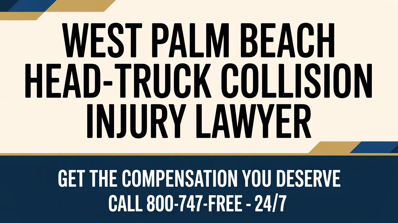 West Palm Beach Head-On Truck Collision Injury Lawyer