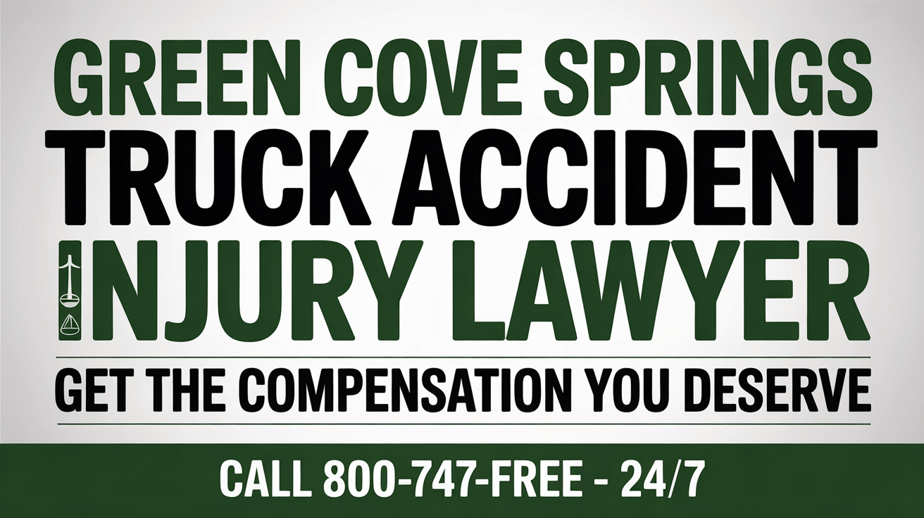 Abogado de Lesiones por Accidentes de Camión en Green Cove Springs