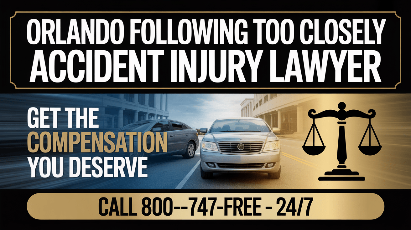 Abogado de lesiones por accidente de seguimiento demasiado cercano en Orlando