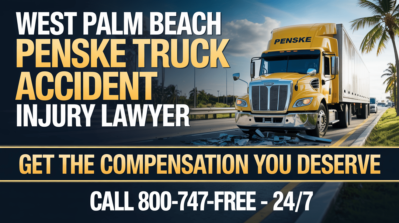 Abogado de Lesiones por Accidentes de Camiones Penske en West Palm Beach