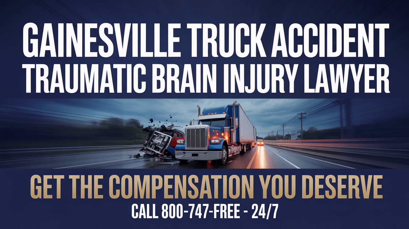 Abogado de lesiones cerebrales traumáticas por accidente de camión en Gainesville