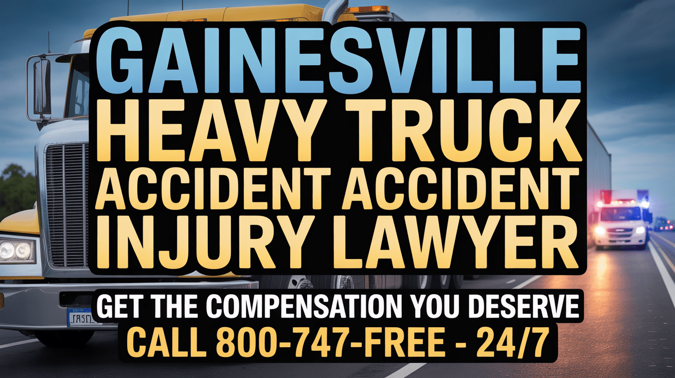 Abogado de Lesiones por Accidentes de Camiones Pesados en Gainesville