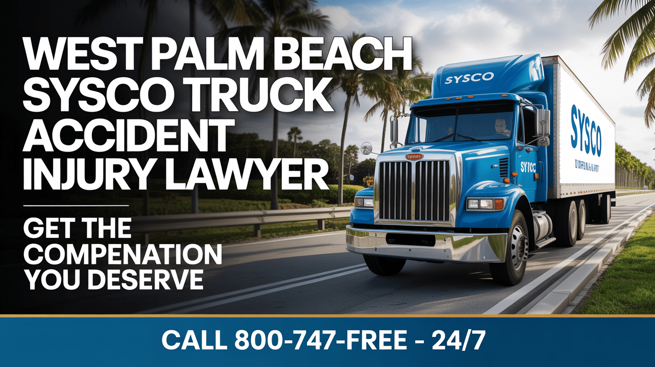 Abogado de Lesiones por Accidente de Camión Sysco en West Palm Beach