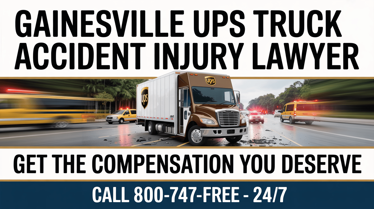 Abogado de Lesiones por Accidente de Camión de UPS en Gainesville