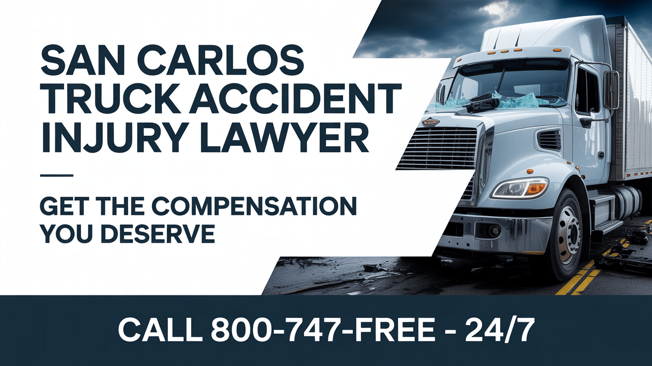 San Carlos Truck Accident Injury Lawyer