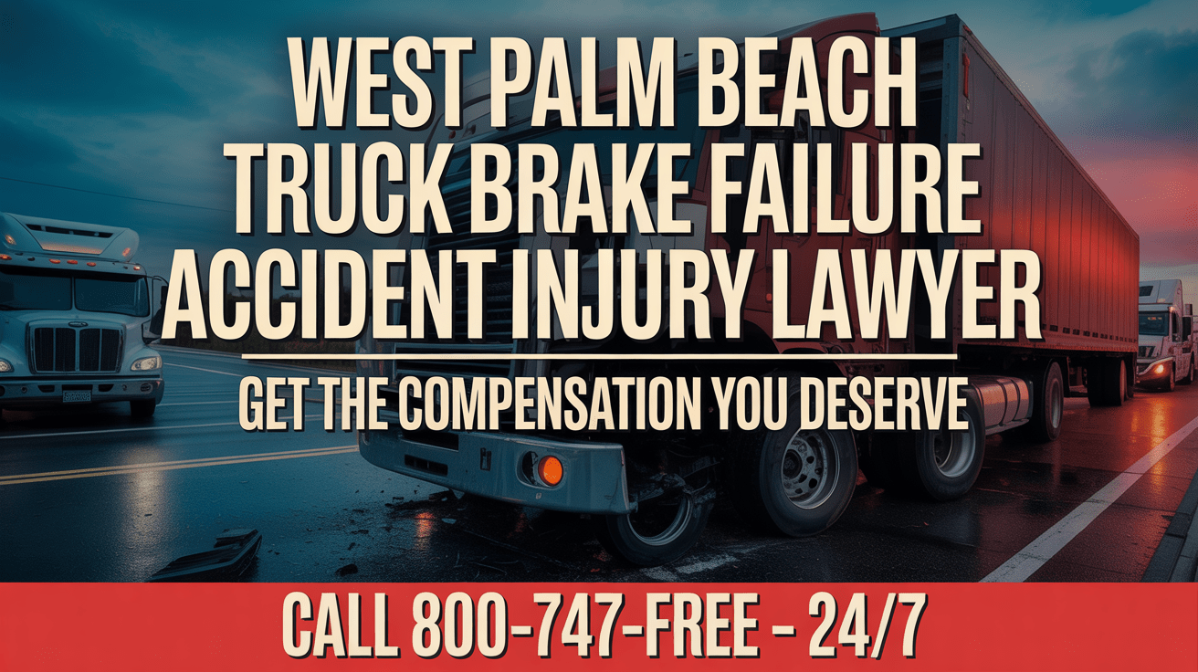 Abogado de Lesiones por Accidente de Falla de Frenos de Camión en West Palm Beach