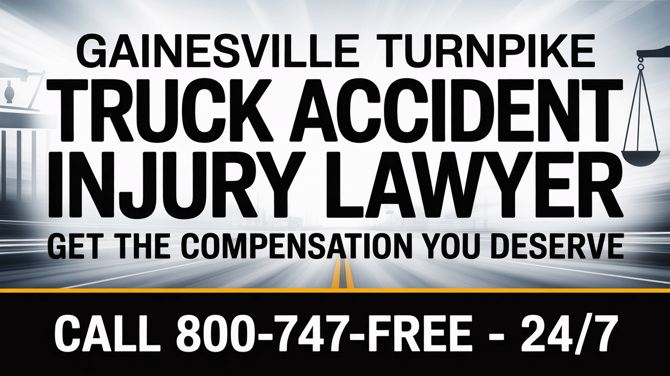 Abogado de lesiones por accidente de camión en Gainesville Turnpike